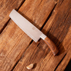 Artisan Brown-Handle Chef Knife