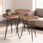 EleganceNest Trio Side Table Set
