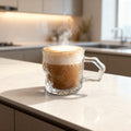 Crystal Brew Glass Mug Set – 12 Pieces