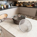 Granite Deep Fryer Pot Set
