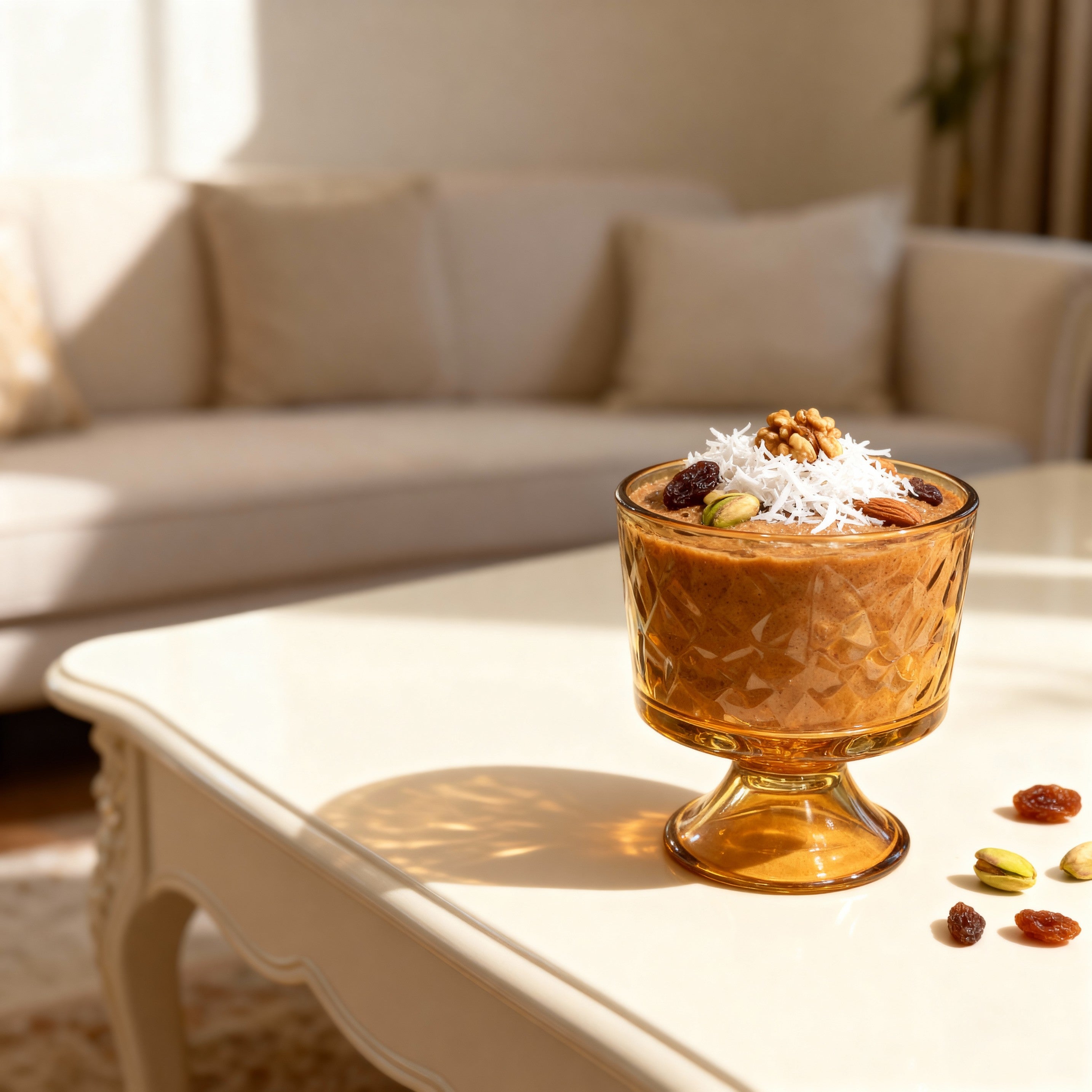 Amber Dessert Goblet Set