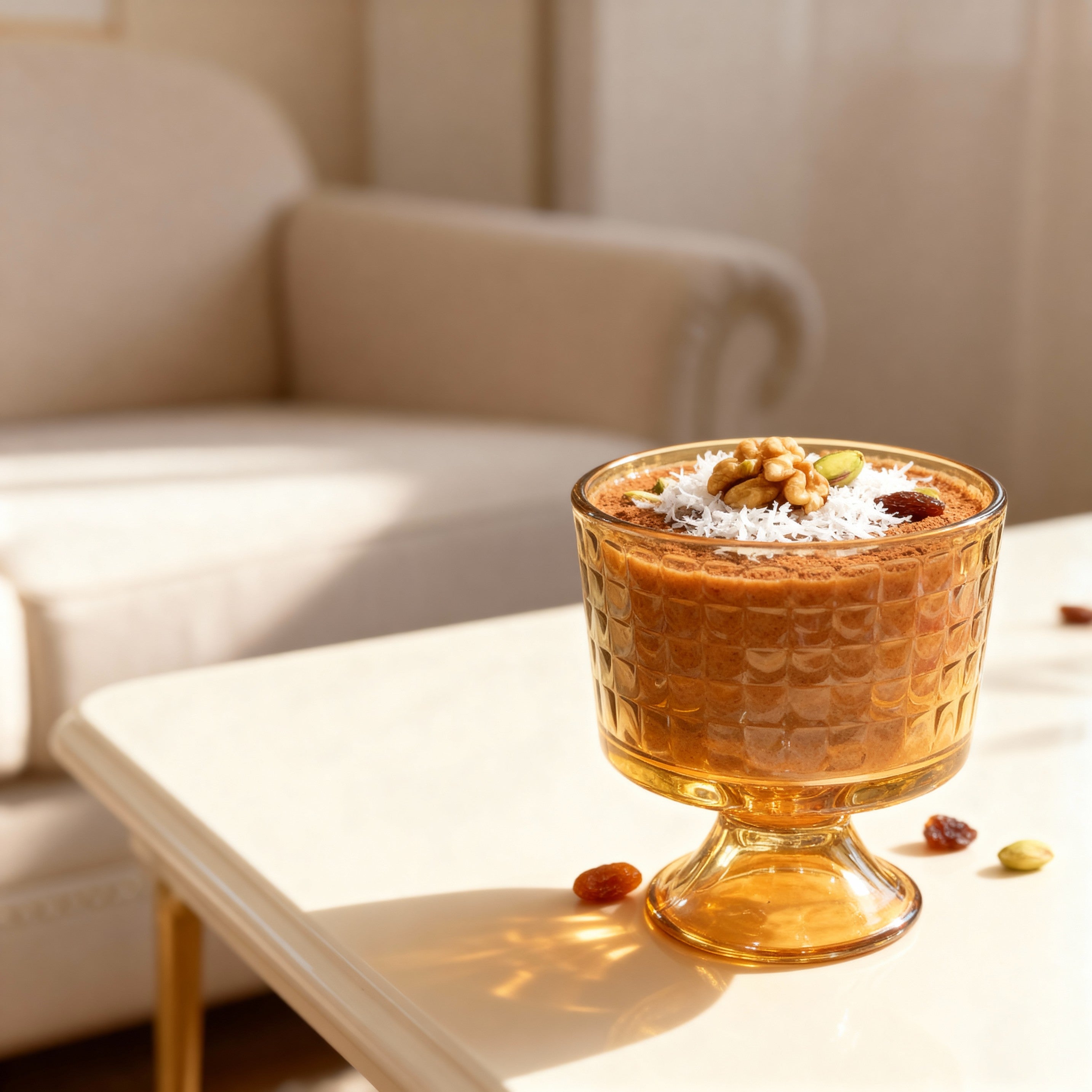 Amber Dessert Goblet Set