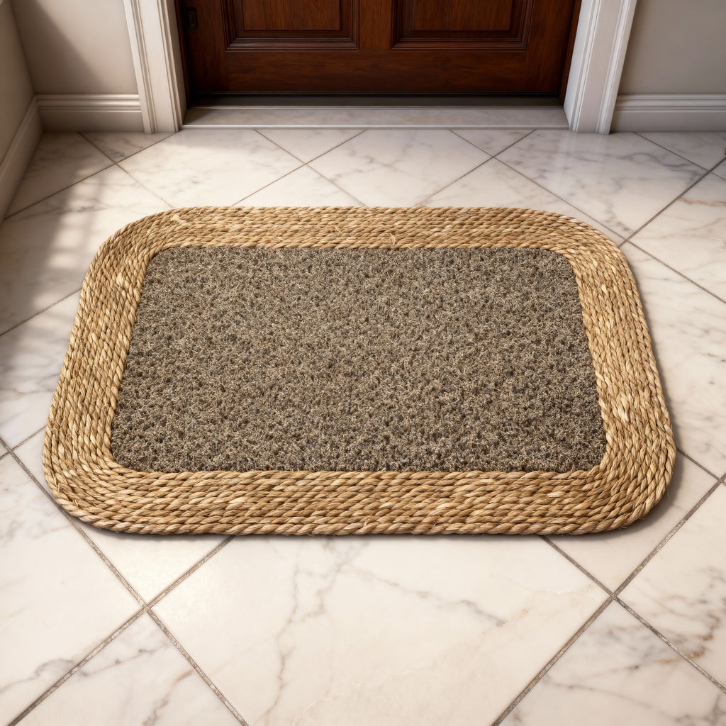 Natural Border Door Mat