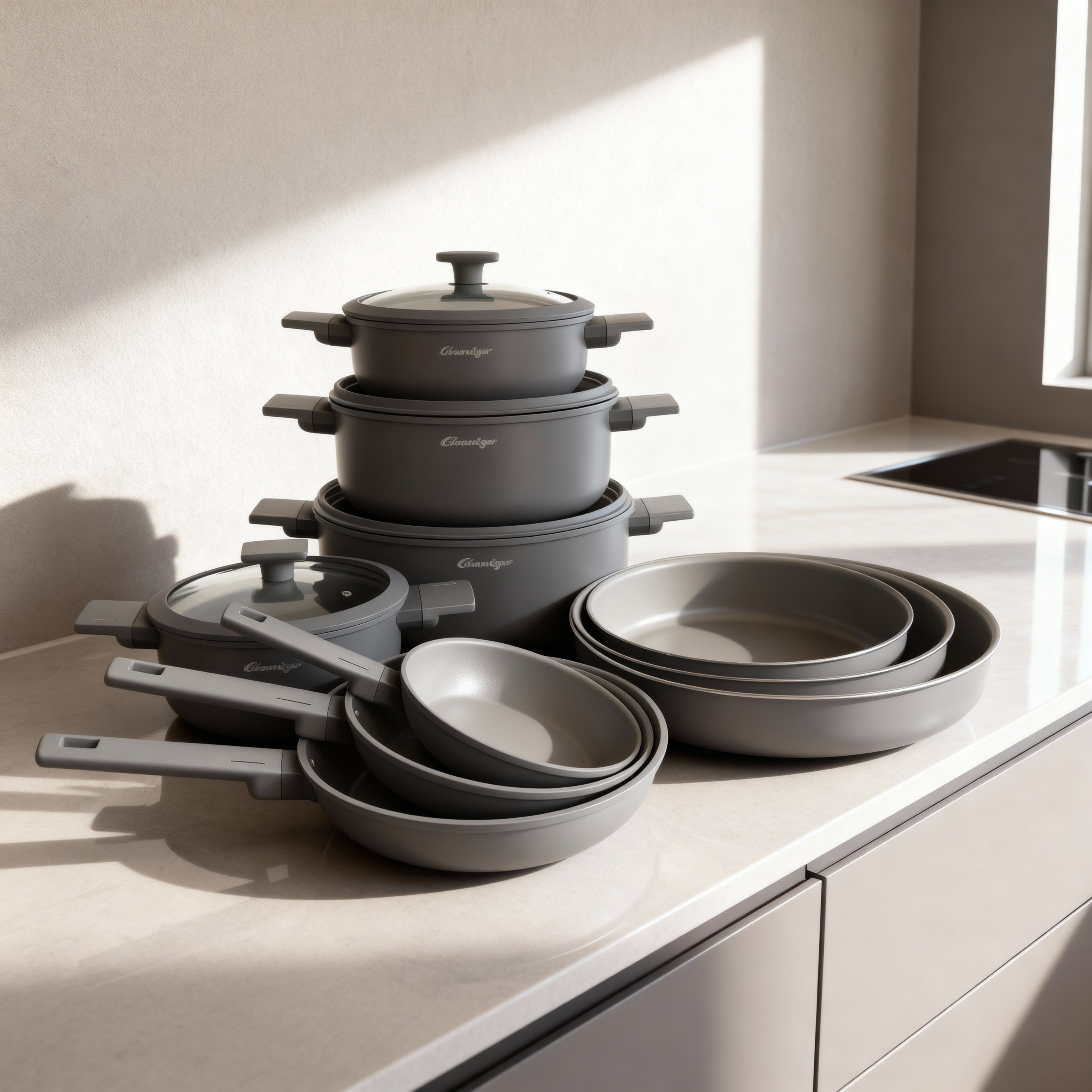 Premium Granite Cookware Set